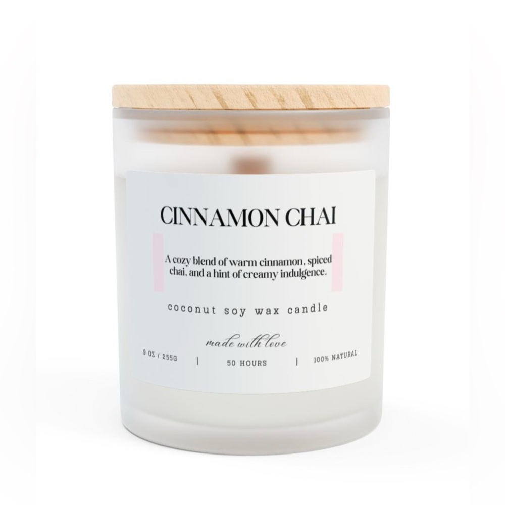 Cinnamon Chai Coconut Soy Wax Candle - PRE-ORDER